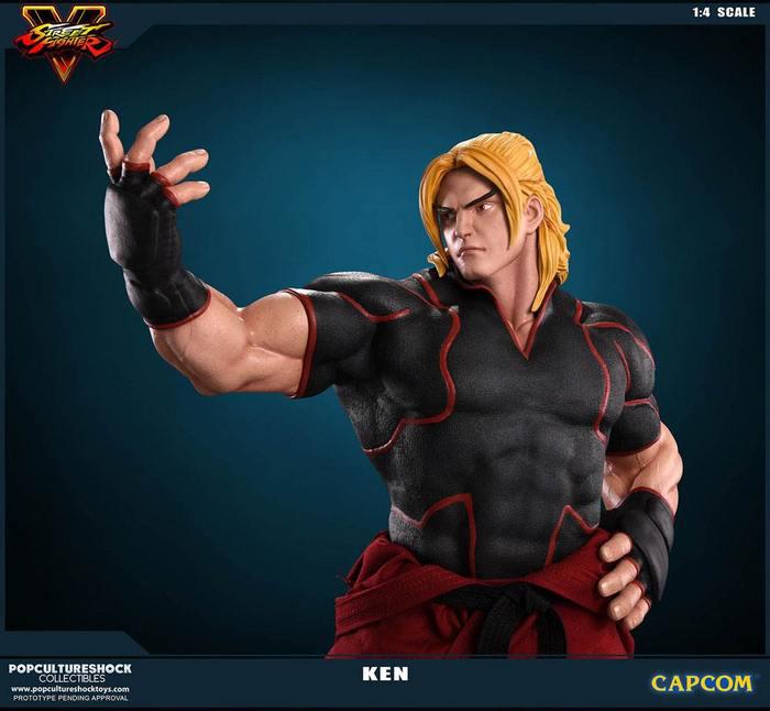 STREET FIGHTER V - Ken Masters 1/4 Mixed Media Statue