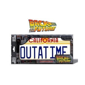 RITORNO AL FUTURO - Back to the Future - Outatime DeLorean License Plate 1/1 Replica