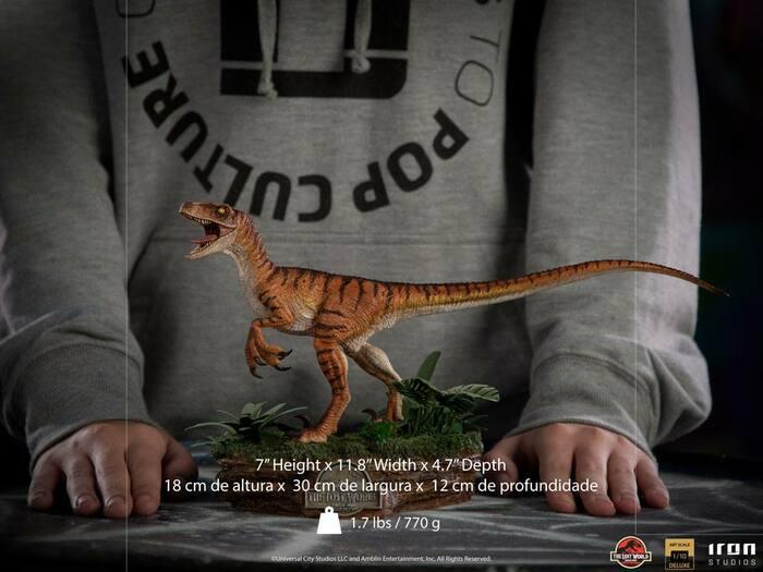 JURASSIC WORLD - The Lost World - Velociraptor 1/10 Deluxe Art Scale Statue