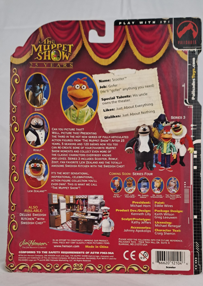 THE MUPPET - Scooter with Skateboard Action Figure