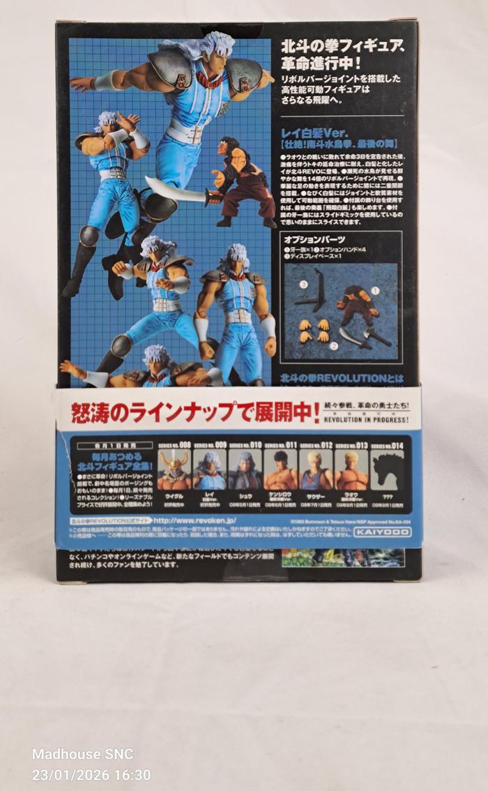 HOKUTO NO KEN - Fist of the North Star - Revoltech Revolution 009 - Rei White Hair Ver. Action Figure