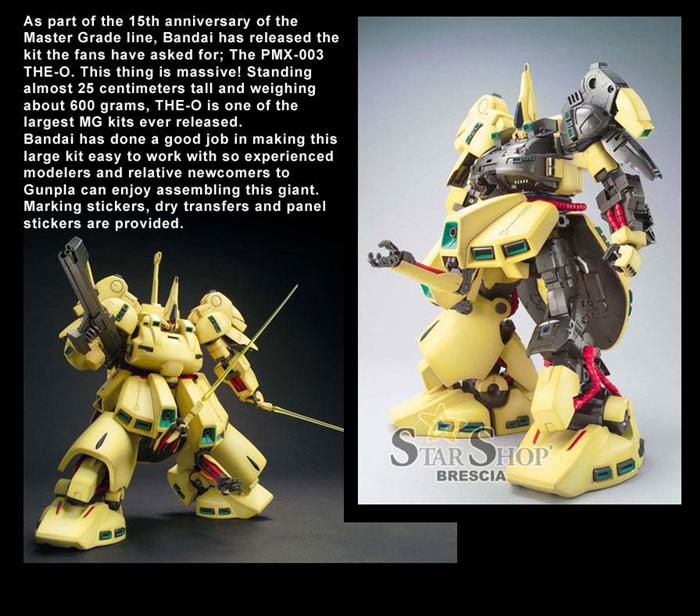 GUNDAM - 1/100 PMX-003 THE-O Master Grade Model Kit MG 