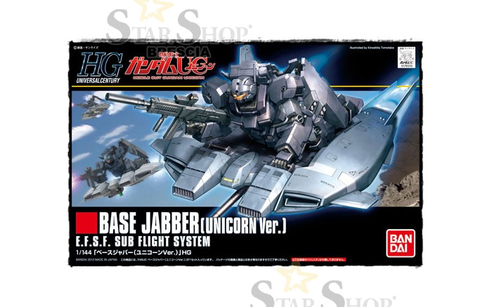 GUNDAM Model Kit HGUC # 144 Bandai 1/144 Base Jabber Unicorn Ver 