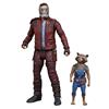 GUARDIANS OF THE GALAXY 2 - Star-Lord & Rocket Raccoon Marvel Select Action Figure