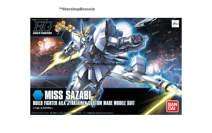 GUNDAM - 1/144 Miss Sazabi Model Kit HGBF # 012