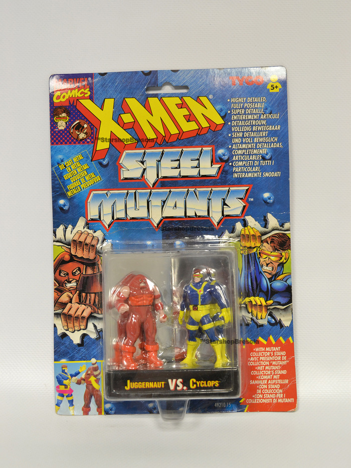 XMEN Steel Mutants Juggernaut vs Cyclops Die Cast