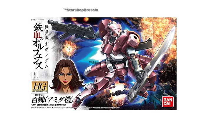Gundam 1 144 Sth 05 Ac Hyakuren Amida Custom Hgibo 010 Blooded Orphans Bandai