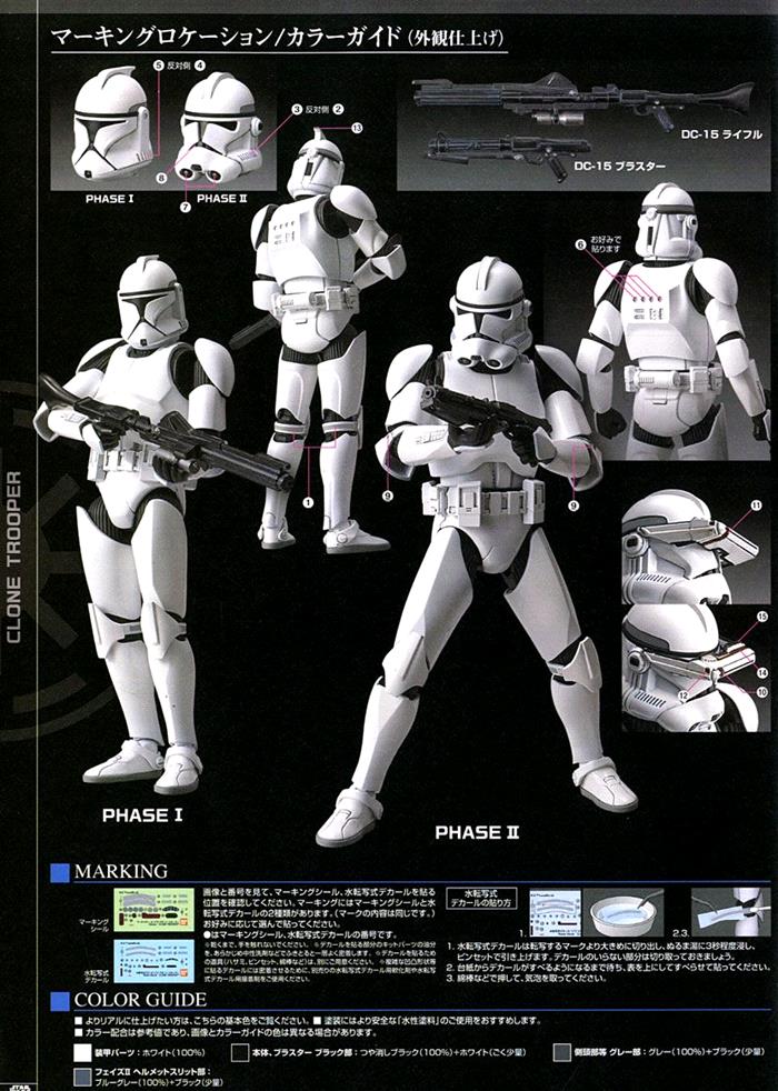 bandai star wars clone trooper