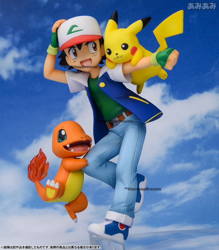 Pokemon Ash Pikachu Charmander Pvc Figure Gem