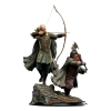 LORD OF THE RINGS - Legolas and Gimli at Amon Hen Polystone Statue