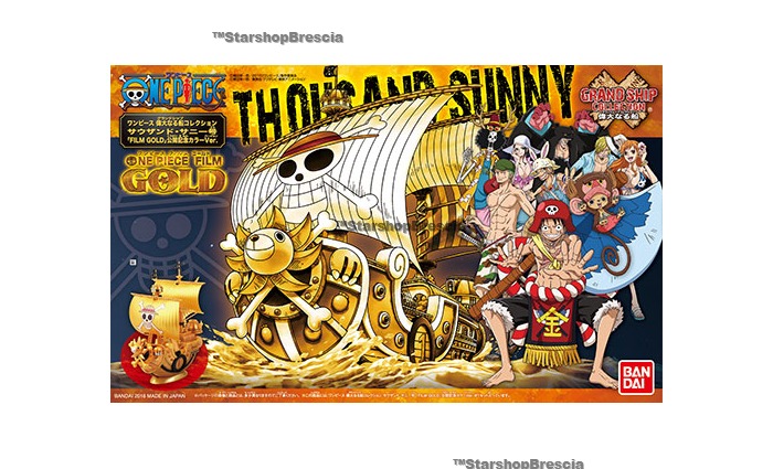 Bandai Hobby Grand Ship Collection Thousand-Sunny Commemorative Color Ver. One  Piece Film Gold Building Kit: Buy Online at Best Price in UAE 