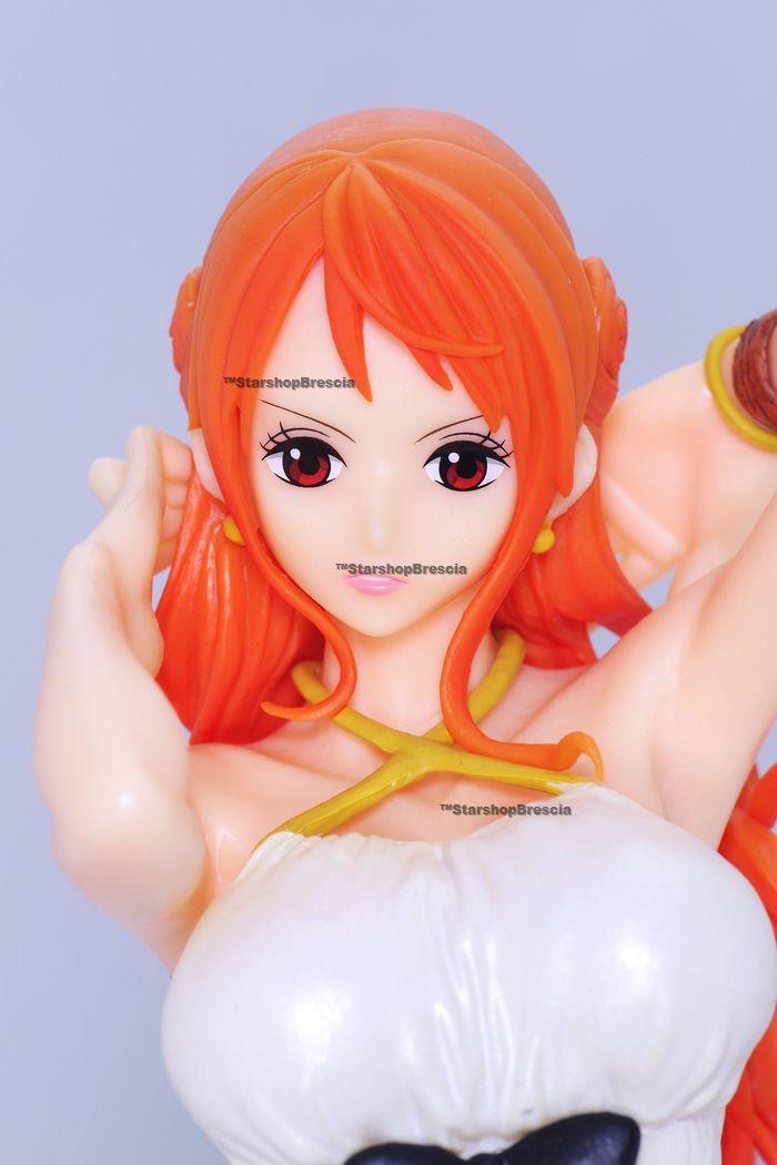 Banpresto One Piece Film Gold Glitter Glamours Nami Movie Style Action Figure White Dress Version Toys Games Toys Games Figures
