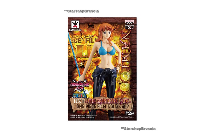 Banpresto One Piece 6.3-Inch Film Gold Nami DXF Sculpture, The Grandline  Lady Volume 2