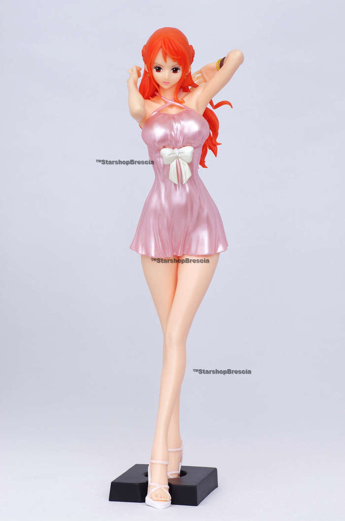 One Piece Glitter Glamours Nami Special Ver Pink Pvc Figure One Piece Banpresto
