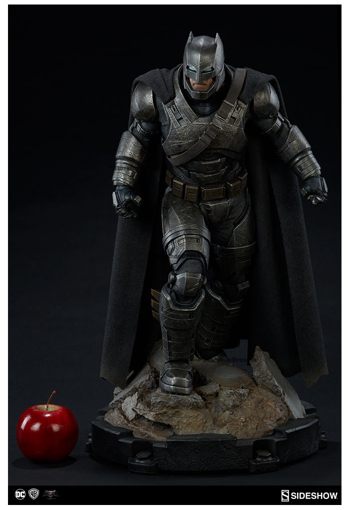 armored batman statue