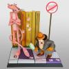 THE PINK PANTHER - Pink Panther & The Inspector Polystone Statue