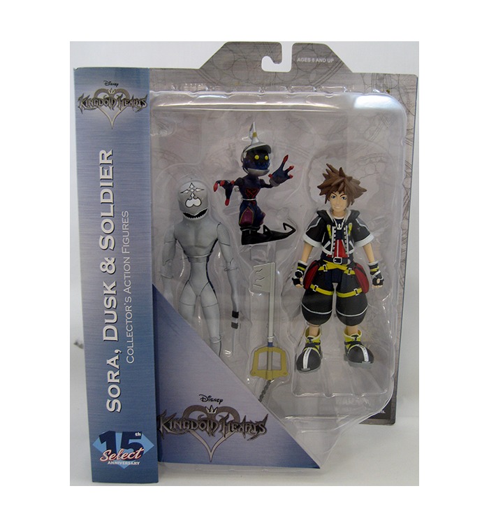 Kingdom Hearts Select Sora Dusk and Soldier Action Figure Set Diamond 
