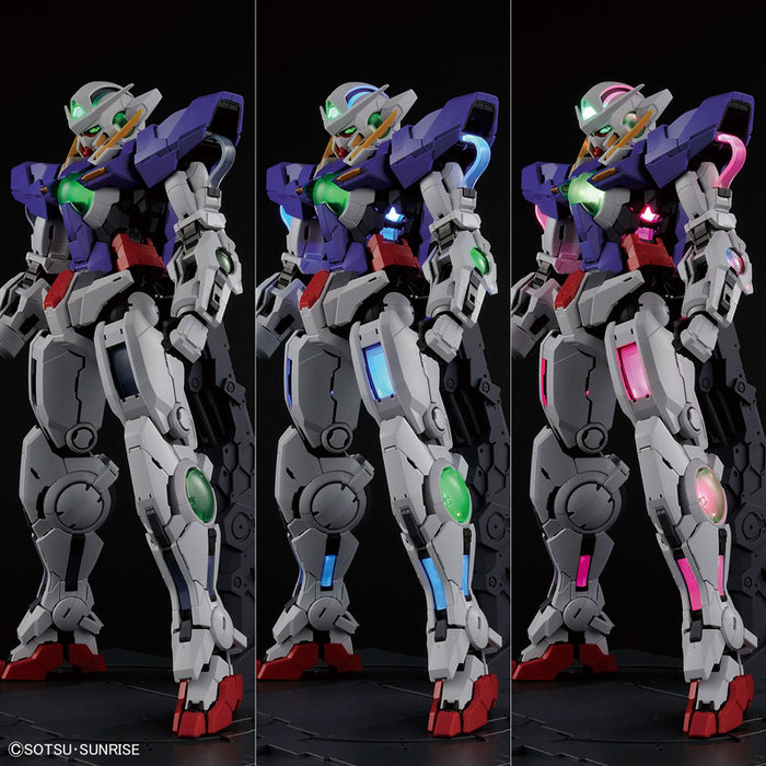 Gundam 1 60 Exia Lighting Model Perfect Grade Model Kit Pg Gundam 00 Double O Bandai