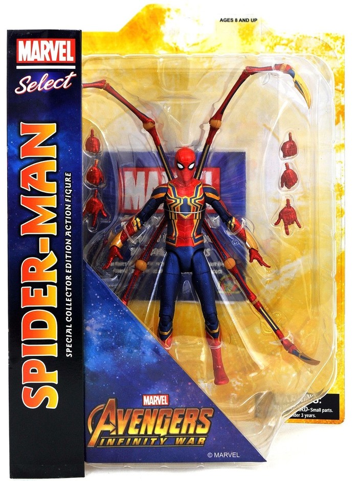 iron spider man figure