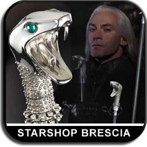 HARRY POTTER - Bastone da Passeggio & Bacchetta di Lucius Malfoy - Walking Stick & Wand