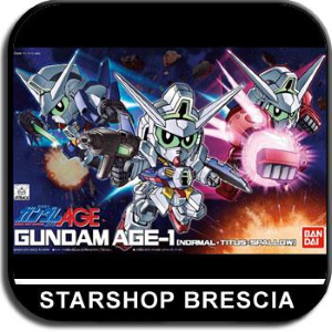 GUNDAM SD - BB #369 AGE-1 Normal/Titus/Spallow Model Kit