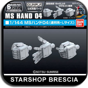 GUNDAM BUILDERS PARTS - 1/144 Hand 04 EFSF L Size Model Kit