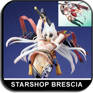 SAMURAI GIRLS - Yagyu Jubei Glittering Silver Sword Ver. with Desk Mat 1/8 Pvc Figure Hyakka Ryoran Hobby Japan Limited