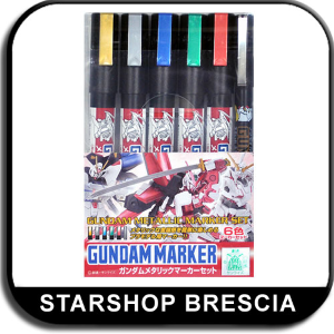 MODEL KIT ACCESSORI - Gundam Metallic Marker Set (6pcs)