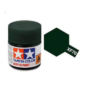 Tamiya Mini XF70 DARK GREEN - Acrilico Opaco 10ml