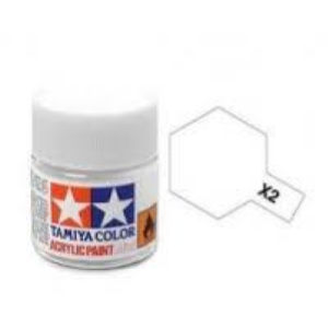 Tamiya Mini X02 WHITE - Acrilico Lucido 10ml