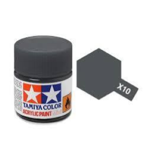 Tamiya Mini X10 GUN METAL - Acrilico Lucido 10ml