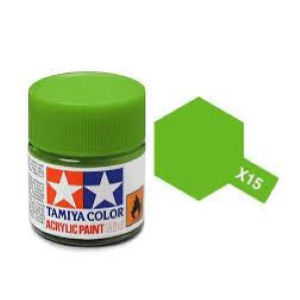 Tamiya Mini X15 LIGHT GREEN - Acrilico Lucido 10ml