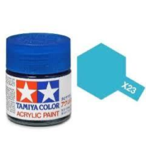 Tamiya Mini X23 CLEAR BLUE trasp. - Acrilico Lucido 10ml