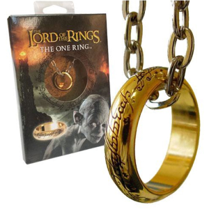 LORD OF THE RINGS - The One Ring - Unico Anello - Gold Plated