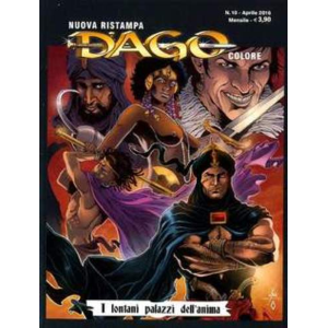 DAGO COLORE 10 NUOVA RISTAMPA I LONTANI PALAZZI DELL'ANIMA