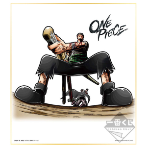 ONE PIECE - Mr.1 Daz Bones & Zoro Shikishi Ichiban Kuji Battle Selection