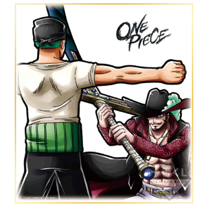 ONE PIECE - Zoro & Mihawk Shikishi Ichiban Kuji Battle Selection