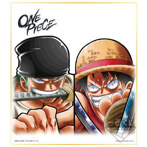 ONE PIECE - Monkey D. Luffy & Zoro Shikishi Ichiban Kuji Battle Selection