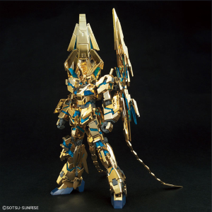 GUNDAM - 1/144 RX-0 Unicorn 03 Phenex Destroy Mode Narrative Ver. Gold Coating Model Kit HGUC # 216