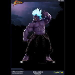 STREET FIGHTER - Oni Akuma Mad Demon 1/4 Polystone Statue Exclusive