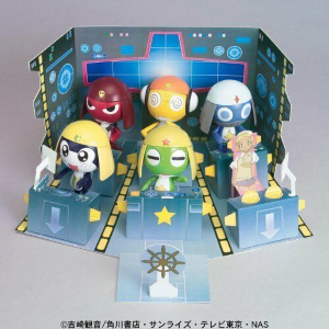 KERORO - Keroro Platoon Set + Secret Base Model Kit