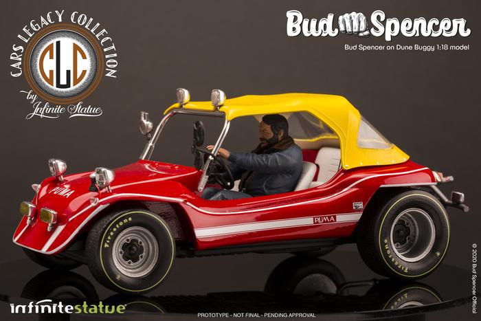 BUD SPENCER - Bud Spencer on Dune Buggy 1/18 Model Varie Infinite Statue