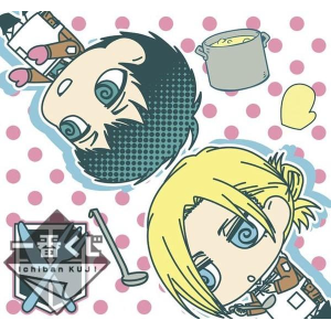 ATTACK ON TITAN - Annie Leonhart & Bertolt Hoover Mini Towel Ichiban Kuji