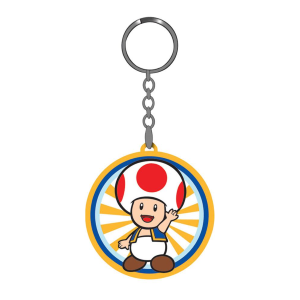 SUPER MARIO - Toad Rubber Keychain