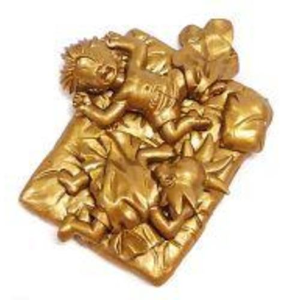 DRAGON BALL Z - Capsule Neo Buu Edition - Son Goten & Trunks Gold Ver. Mini Figure