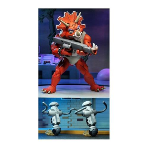 TMNT - Ninja Turtles - Triceraton Infantryman & Roadkill Rodney Action Figure 3-Pack
