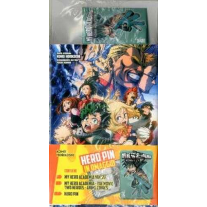 HERO PACK: MY HERO ACADEMIA 27+THE MOVIE TWO HEROES ANIME COMICS+HERO PIN
