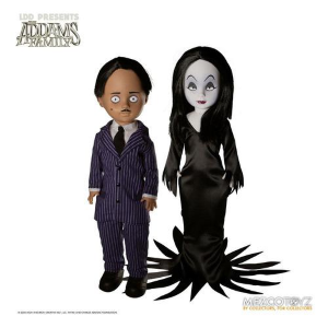 THE ADDAMS FAMILY - Gomez & Morticia Living Dead Dolls