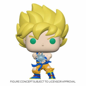 POP! Animation #948 - Dragon ball Z - SS Goku w/ Kamehameha Wave Vinyl Figure - Damaged Box