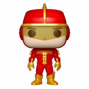 POP! Movies #1165 - Jingle All the Way - Turbo Man Vinyl Figure - Damaged Box